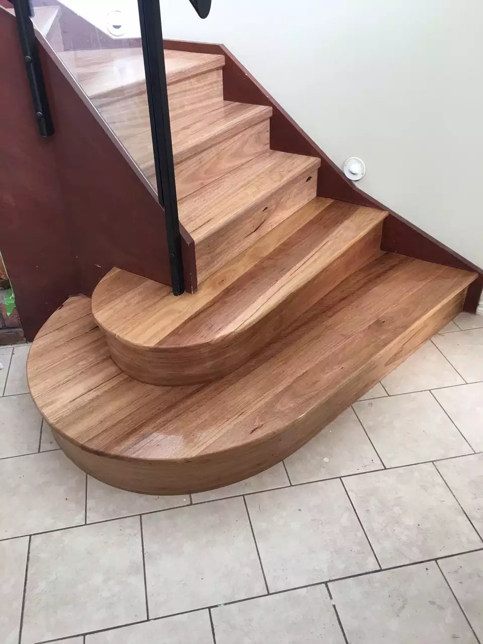 Round Solid Stairs